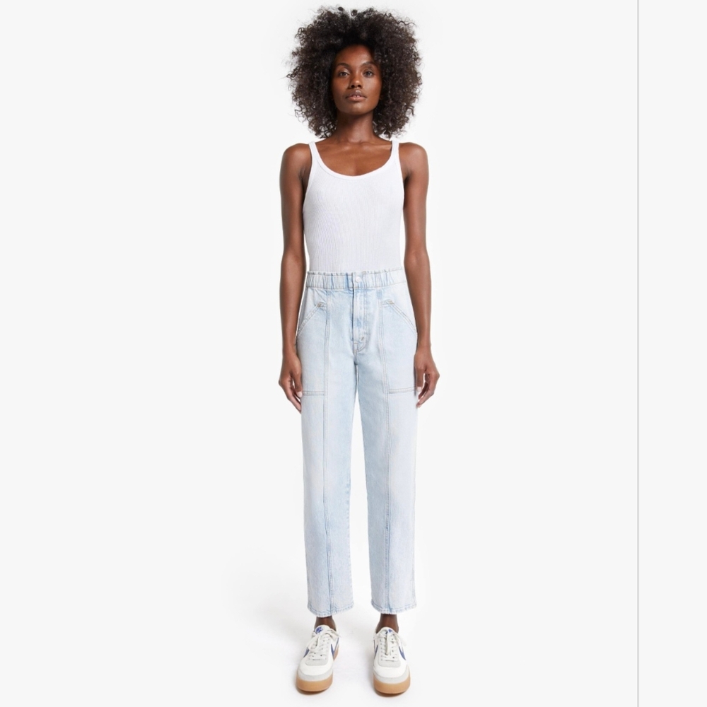 Mother Superior The Springy Ankle Denim Jean In Finale(Light Wash)Size 26